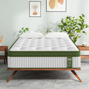 BedStory 34cm Single Latex Hybrid Mattress Medium Firm - 5 Zone Pocket Spring Bed for Pressure Relief Motion XFGH-MA-I-PC-34-S-GY