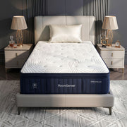 RoomSense Double Mattress, 34cm Thick Medium Firm Hybrid Mattress for Back Pain Relief, Tencel Cooling Pocket Spring Mattress Double Size in a Box