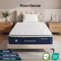 RoomSense King Single Mattress , 30cm Medium Firm Hybrid Mattress with Latex Lumbar Support for Back Pain Relief , Pocket Spring Mattress King Single Size in a Box