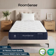 RoomSense Single Mattress, 26cm Orthopedic Firm Mattress for Back Pain Relief, Pocket Spring Hybrid Mattress XFKF-MA-1772-26-S