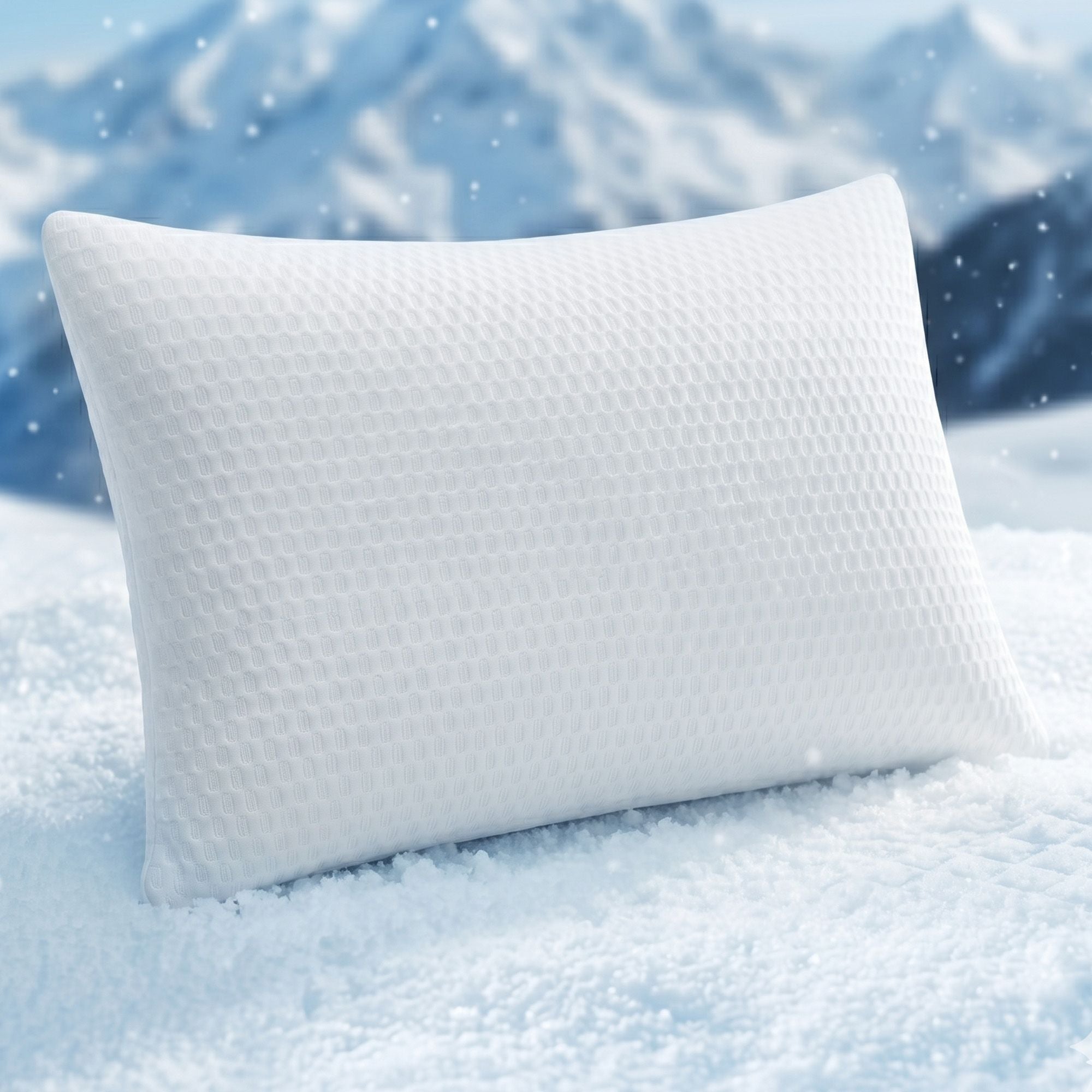 RoomSense Cooling Memory Foam Pillow Pillows 1 Pack, Anti-Flattening Bed Pillows for Hot Sleepers, Adjustable XFKF-PL-1169R-WH