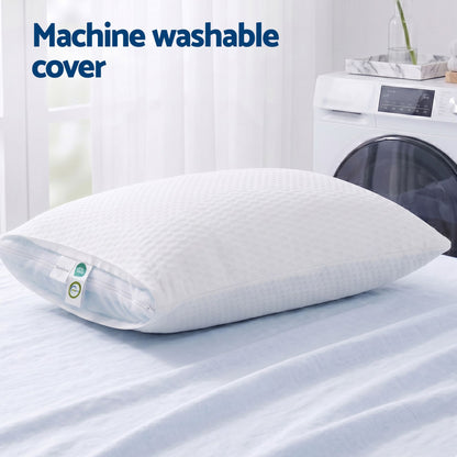 RoomSense Cooling Memory Foam Pillow Pillows 1 Pack, Anti-Flattening Bed Pillows for Hot Sleepers, Adjustable XFKF-PL-1169R-WH