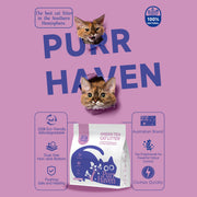 PurrHaven Tapioca Clumping Cat & Kitty Litter, 7.5kg (3 Pack),Dust Free,Easy to Clean,Odour Neutraliser,Rapid XFPH-CL-TP-3MIX