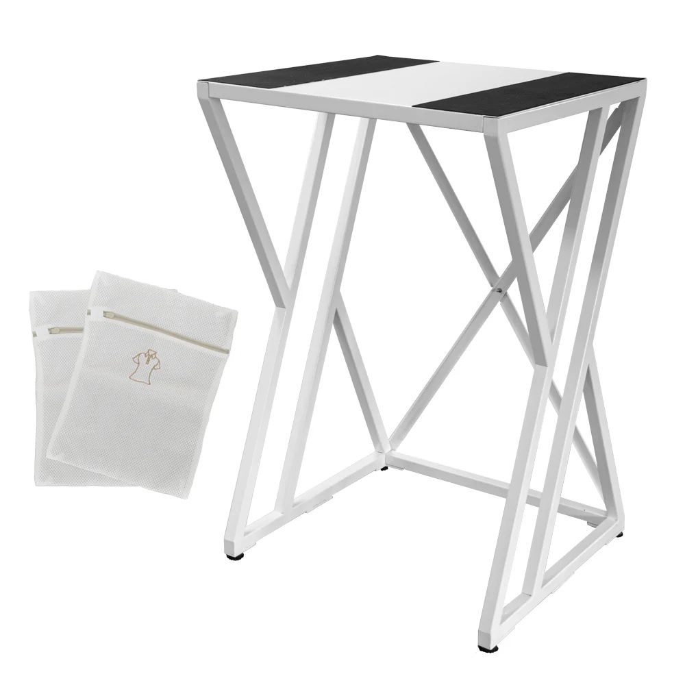 Dryer Stand Over Front Loading Washing Machine, 100kg Heavy Duty Steel Stacking Kit, 102x67x60cm Space Saving XFYA-DS-WH