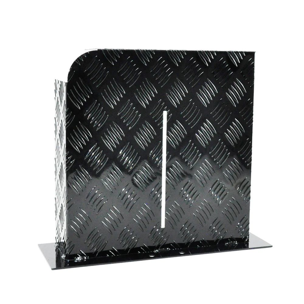 Alpen Outdoor Base 2mm Aluminum Diesel Heater Fuel Tank Cover, Heavy Duty Protective Guard for 10L 15L Tanks, XFYA-TC-L-BK