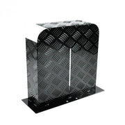 Alpen Outdoor Base 2mm Aluminum Diesel Heater Fuel Tank Cover, Heavy Duty Protective Guard for 10L 15L Tanks, XFYA-TC-LR-BK