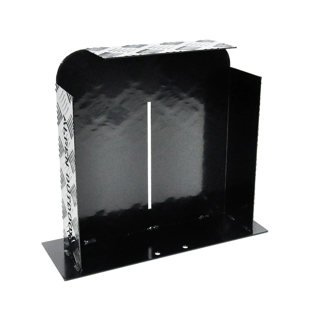 Alpen Outdoor Base 2mm Aluminum Diesel Heater Fuel Tank Cover, Heavy Duty Protective Guard for 10L 15L Tanks, XFYA-TC-LR-BK