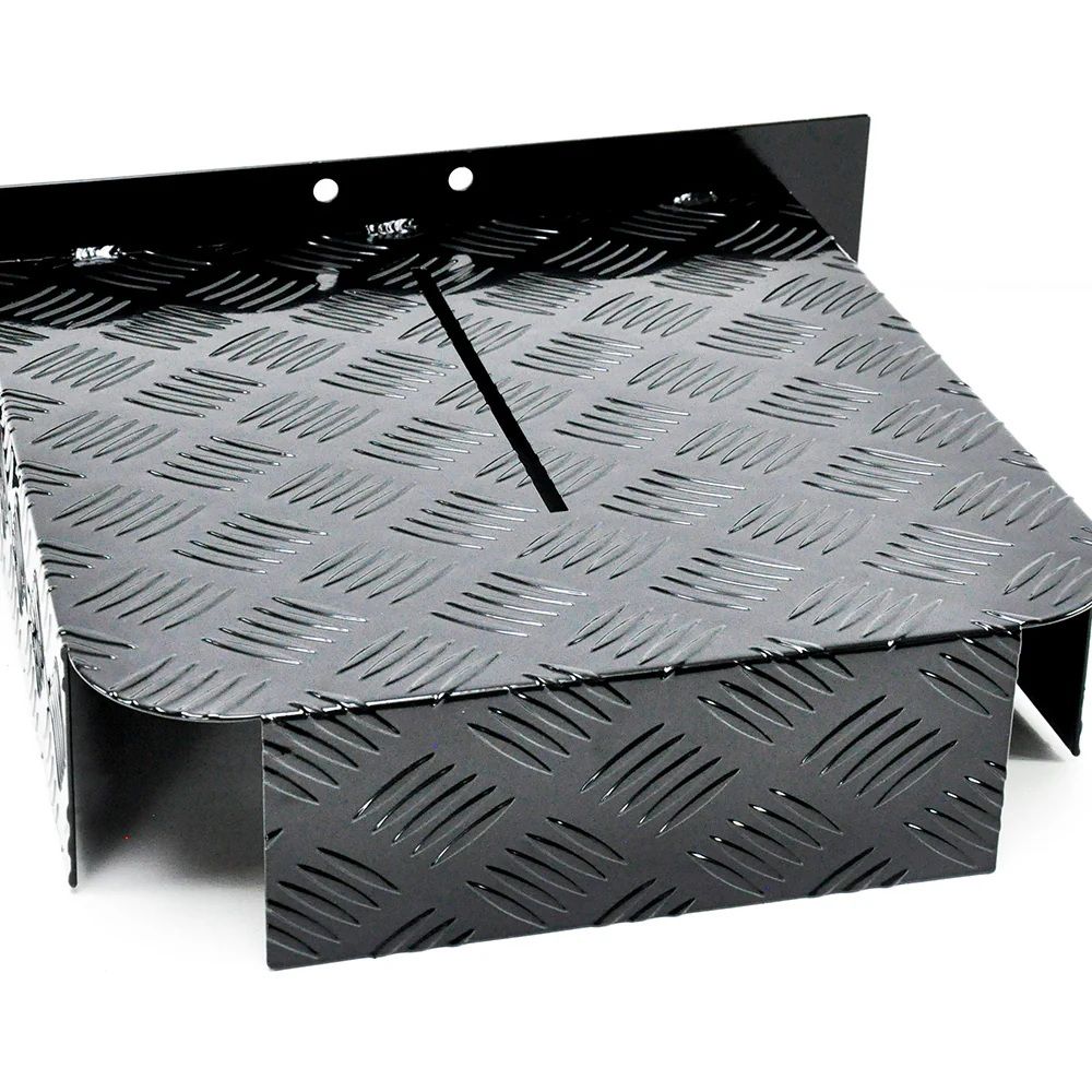 Alpen Outdoor Base 2mm Aluminum Diesel Heater Fuel Tank Cover, Heavy Duty Protective Guard for 10L 15L Tanks, XFYA-TC-LR-BK