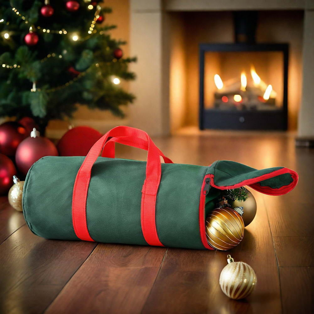 Jingle Jollys Christmas Baubles Storage Bag Xmas Ornaments Bag Container Green XM-BAUBLES-BAG-GR