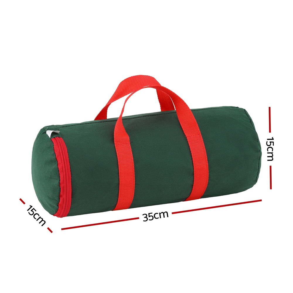 Jingle Jollys Christmas Baubles Storage Bag Xmas Ornaments Bag Container Green XM-BAUBLES-BAG-GR
