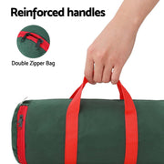 Jingle Jollys Christmas Baubles Storage Bag Xmas Ornaments Bag Container Green XM-BAUBLES-BAG-GR
