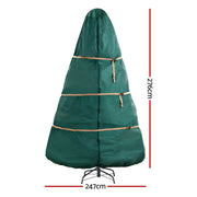 Jingle Jollys Christmas Tree Storage Bag Fits Up to 9ft Tree Xmas Bag Green XM-TR-9FT-BAG-GR