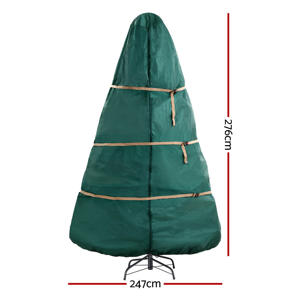 Jingle Jollys Christmas Tree Storage Bag Fits Up to 9ft Tree Xmas Bag Green XM-TR-9FT-BAG-GR