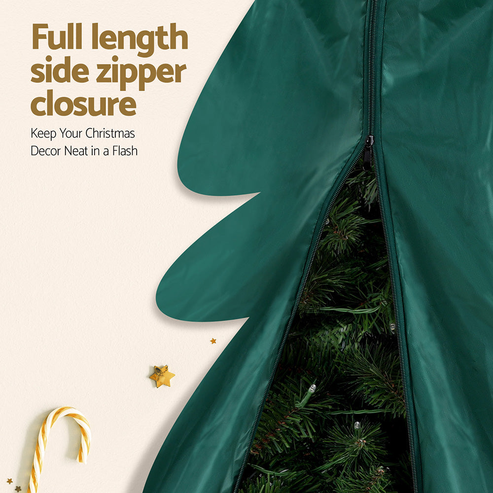 Jingle Jollys Christmas Tree Storage Bag Fits Up to 9ft Tree Xmas Bag Green XM-TR-9FT-BAG-GR