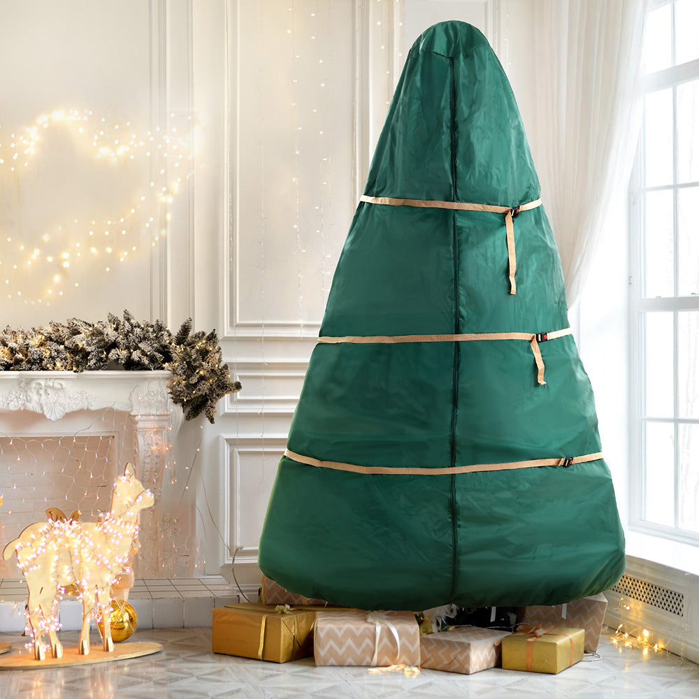 Jingle Jollys Christmas Tree Storage Bag Fits Up to 9ft Tree Xmas Bag Green XM-TR-9FT-BAG-GR