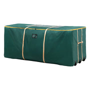 Jingle Jollys Christmas Tree Storage Bag Up to 10ft Visible Handle Wheels Green XM-TR-BAG-3ROLLER-GR