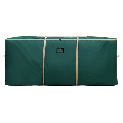 Jingle Jollys Christmas Tree Storage Bag Up to 10ft Visible Handle Wheels Green XM-TR-BAG-3ROLLER-GR