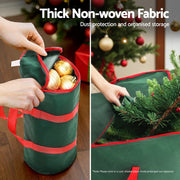 Jingle Jollys Christmas Tree Baubles Storage Bag Set Ornaments Container Box XM-TR-BAUBLES-BAG-COMBO