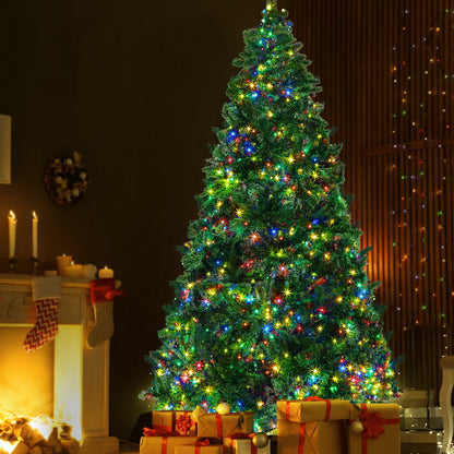 Jingle Jollys Christmas Tree 2.1m Xmas Tree Decoration 8 Light Mode Multi Colour XM-TR-E-WELL-7F-MC