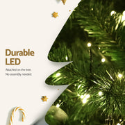 Jingle Jollys Christmas Tree 2.4m Xmas Tree Decorations 1488 LEDs XM-TR-E-WELL-8F-LED-N