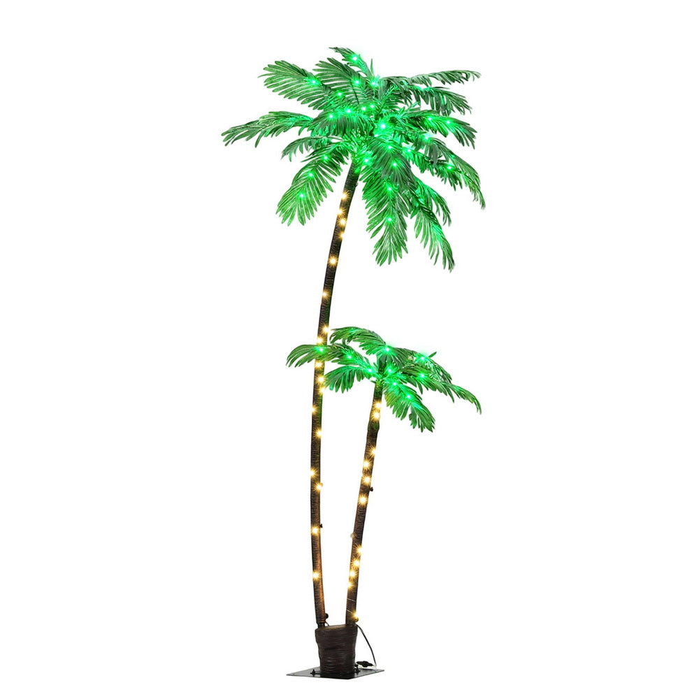 Jingle Jollys Christmas Tree 2.1m LED Lighted Xmas Palm Trees Party Decorations XM-TR-FAIRY-PALM01