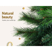 Jingle Jollys Christmas Tree 1.8M Xmas Tree Decorations Pine Needles 1024 Tips XM-TR-FULL-6F-PINE
