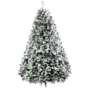Jingle Jollys Christmas Tree 2.1M Xmas Trees Decorations Snowy 1106 Tips XM-TR-FULL-7F-GS