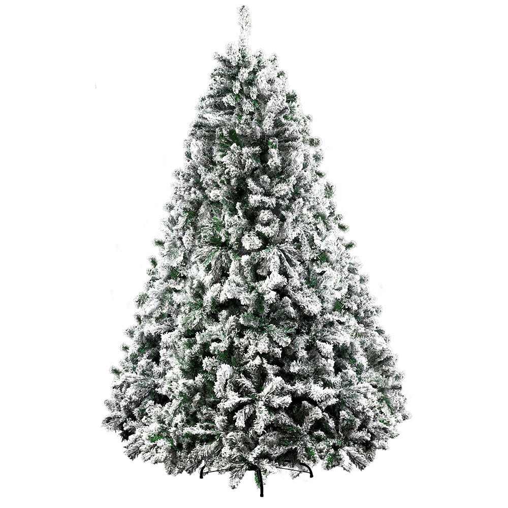 Jingle Jollys Christmas Tree 2.1M Xmas Trees Decorations Snowy 1106 Tips XM-TR-FULL-7F-GS