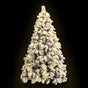 Jingle Jollys Christmas Tree 2.1M Xmas Tree with 500 LED Lights Snowy Tips XM-TR-FULL-7FT-GS-LED
