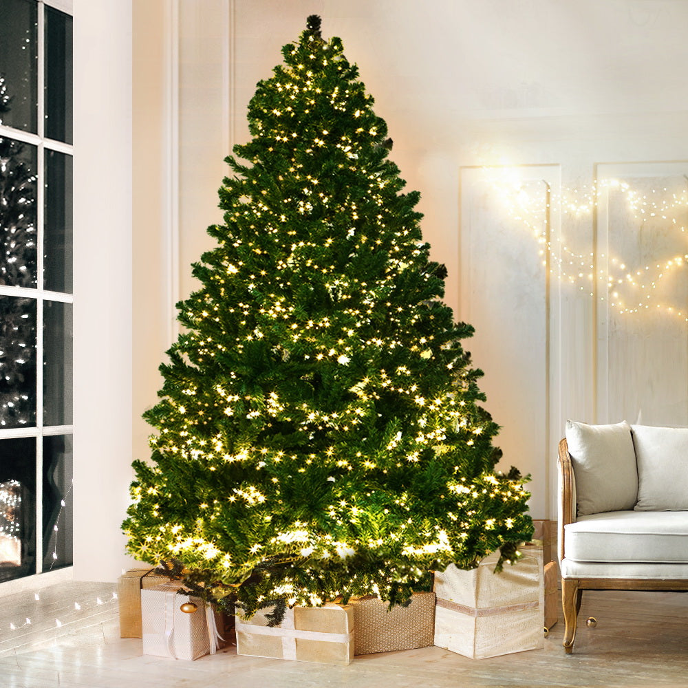 Jingle Jollys Christmas Tree 2.1M Xmas Tree Decorations 3000 LEDs 8 Light Mode XM-TR-FULL-7FT-LED