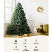 Jingle Jollys Christmas Tree 2.4M Xmas Tree Decorations 3190 LEDs 8 Light Mode XM-TR-FULL-8FT-LED