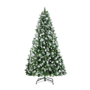 Jingle Jollys 2.7M Christmas Tree with Pine Needle Snowy Xmas Tree 1765 Tips XM-TR-FULL-9F-PINE-SNOW