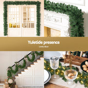 Jingle Jollys 10M Christmas Garland LED Lights Party Xmas Decorations 700 TIPS XM-TR-GAR-10M-LED