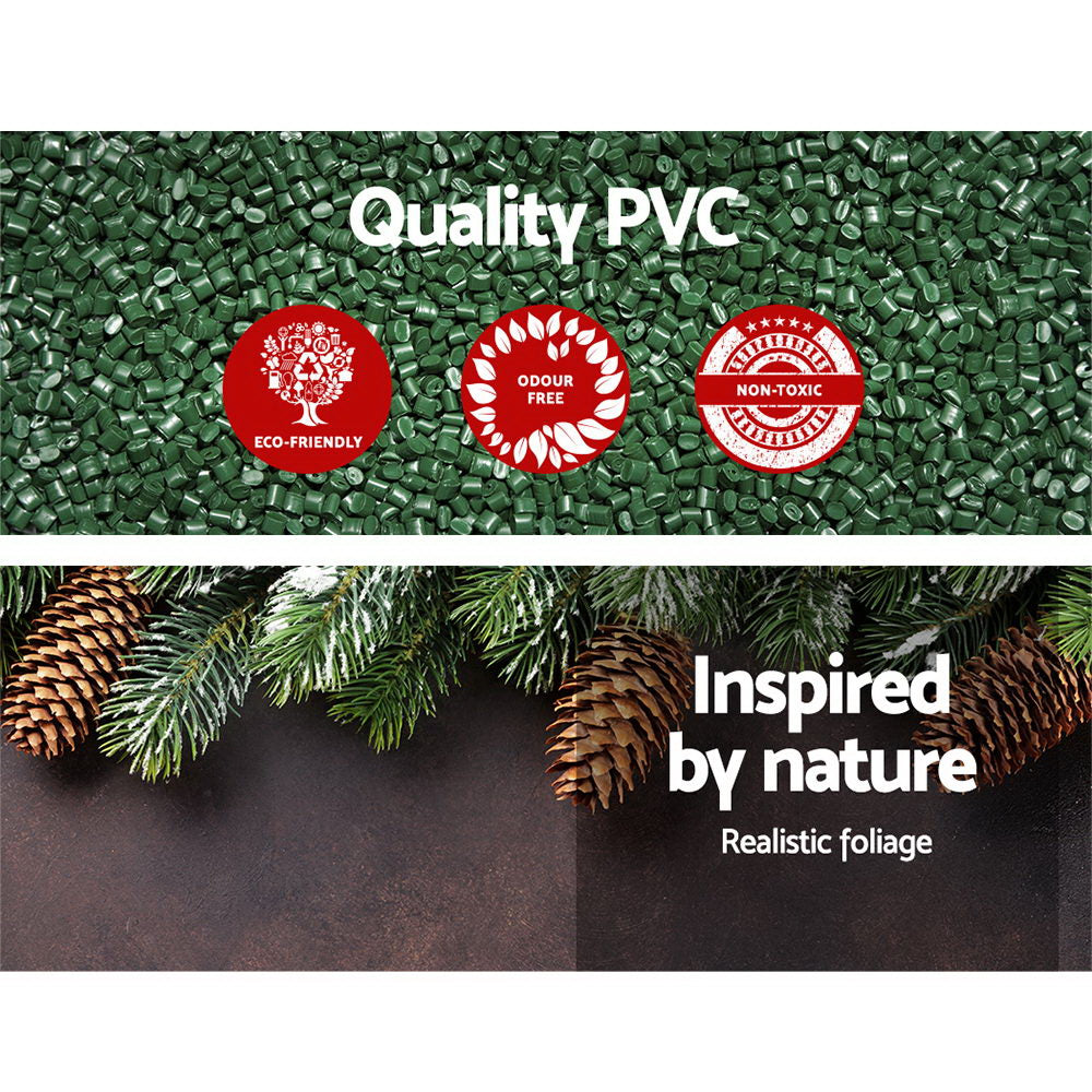 Jingle Jollys 60cm Christmas Wreath Garland Xmas Decorations Wedding Party XM-TR-GAR-24-GR