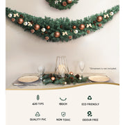 Jingle Jollys 1.8m Christmas Garland Xmas Decorations Green Wedding Party XM-TR-GAR-6FT-GR