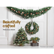 Jingle Jollys 1.8m Christmas Garland Xmas Decorations Green Wedding Party XM-TR-GAR-6FT-GR
