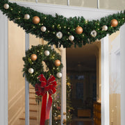 Jingle Jollys 1.8m Christmas Garland Xmas Decorations Green Wedding Party XM-TR-GAR-6FT-GR