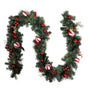 Jingle Jollys 2.7m Christmas Garland with Decorations Xmas Wedding Party XM-TR-GAR-9FT-BERRY-RED