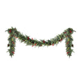 Jingle Jollys 3M Christmas Garland Pre-lit LED with Pine Cones Xmas Decor Green XM-TR-GAR-BR-3M-LED