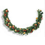 Jingle Jollys 1.8M Christmas Garland Pre-lit LED Pine Cones Berries Xmas Decor XM-TR-GAR-GD-6FT-LED