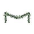 Jingle Jollys 3M Christmas Garland Pre-lit LED Lights Snow Frosted Tips Decor XM-TR-GAR-SNOW-3M-LED