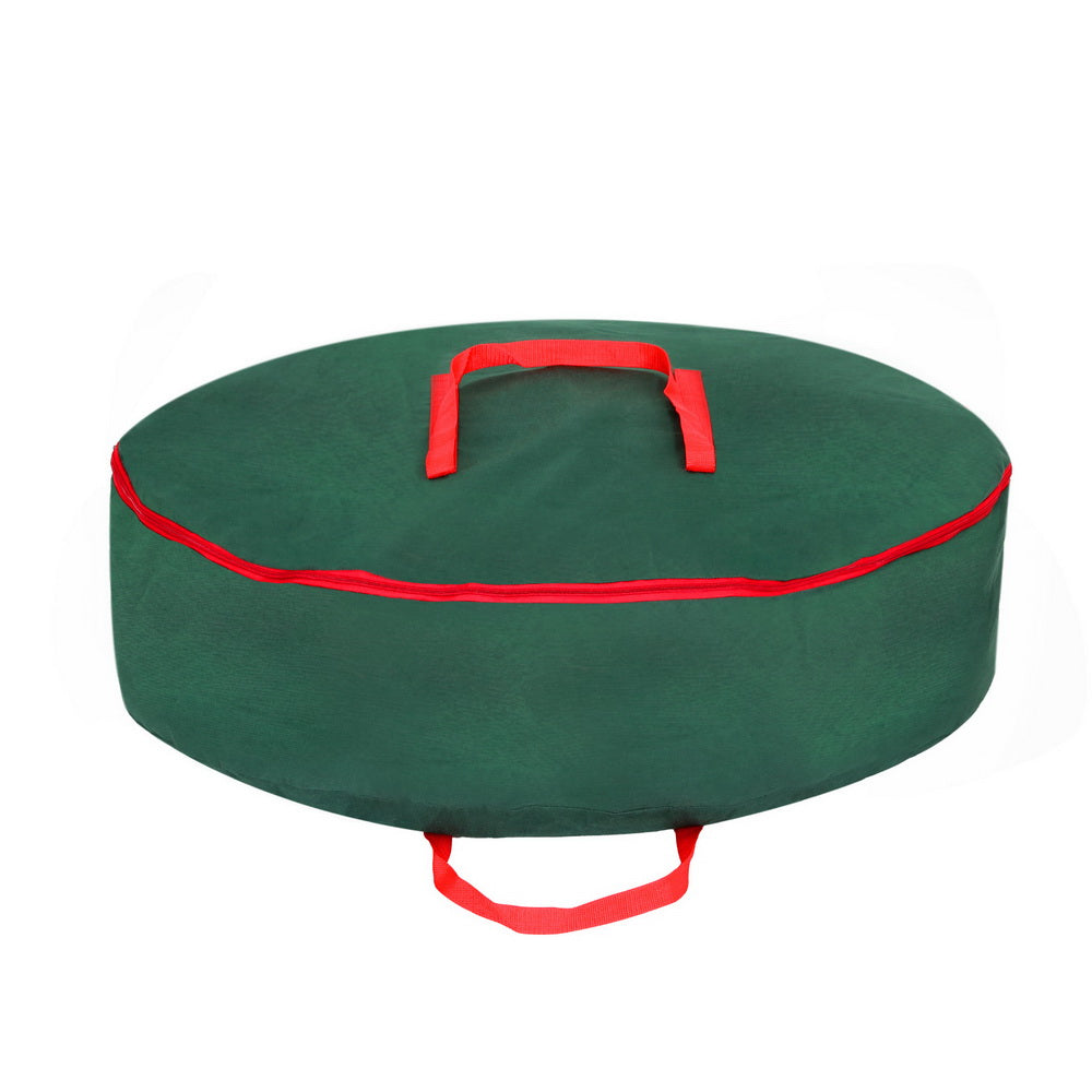 Jingle Jollys Christmas Garland Wreath Storage Bag Baubles Ornaments Container XM-TR-GAR-WRE-BAG