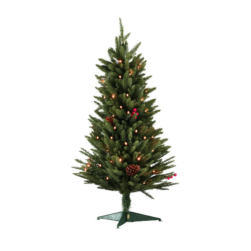 Jingle Jollys Mini Christmas Tree 90cm LED Xmas Tree Party Decorations XM-TR-MINI-3FT-LED