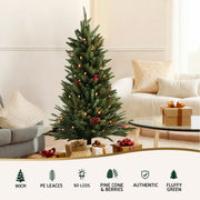 Jingle Jollys Mini Christmas Tree 90cm LED Xmas Tree Party Decorations XM-TR-MINI-3FT-LED