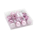 Jingle Jollys 33pcs Christmas Tree Decorations Set Baubles Ornaments Party Pink XM-TR-ORNAMENTS-SET-PK