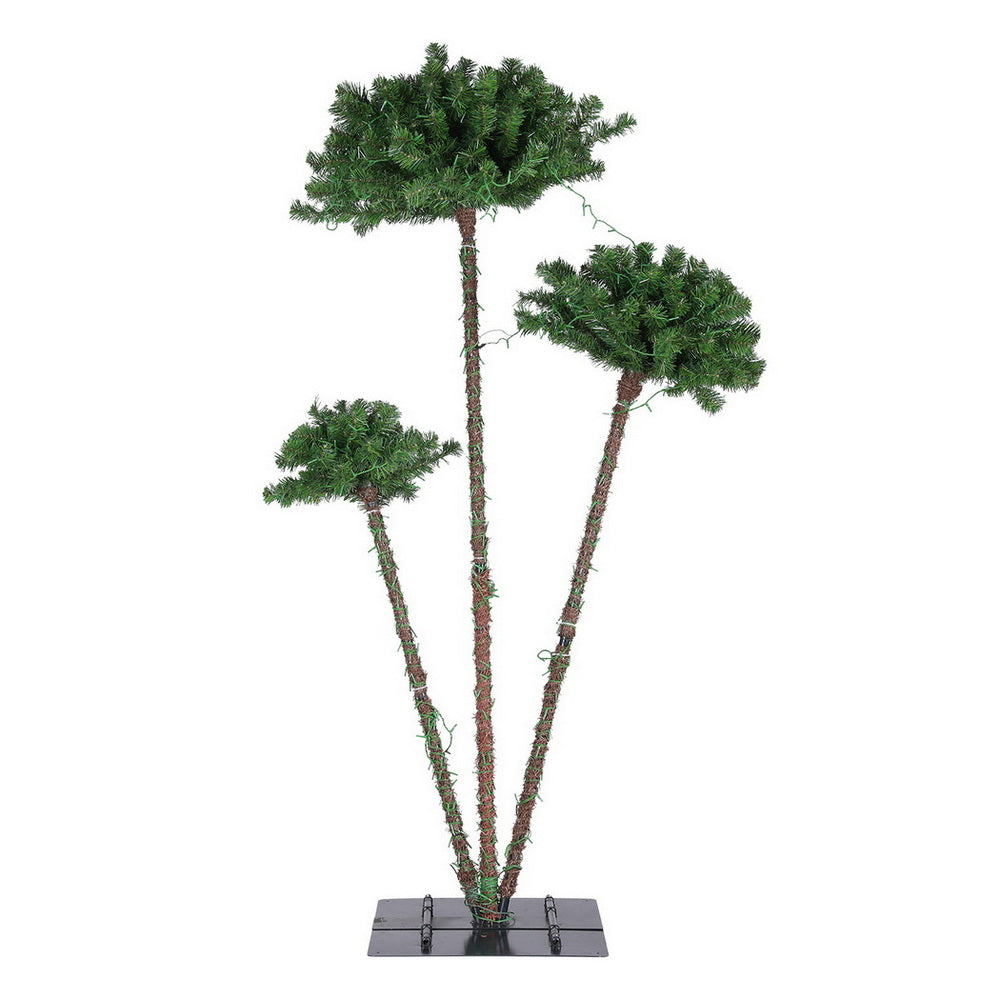 Jingle Jollys Christmas Tree 3-in-1 LED Xmas Palm Tree Party Decor 1.2/1.5/1.8M XM-TR-PALM-3IN1-LED