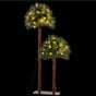 Jingle Jollys Christmas Tree 1.5+1m LED Xmas Palm Tree Party Decorations 2 in 1 XM-TR-PALM-5FT-LED