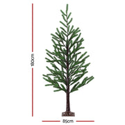 Jingle Jollys Christmas Tree 1.8M Pre-lit LED Xmas Tree 8 Modes Party Decoration XM-TR-PLANT-6FT-LED
