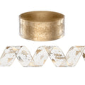 Jingle Jollys 20M Christmas Ribbon Roll Bow Printed Xmas Tree Decor Gift Gold XM-TR-RIBBON-GD