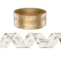 Jingle Jollys 20M Christmas Ribbon Roll Bow Printed Xmas Tree Decor Gift Gold XM-TR-RIBBON-GD